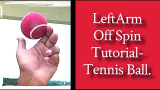 Left arm off spin - Tutorial. #Shorts