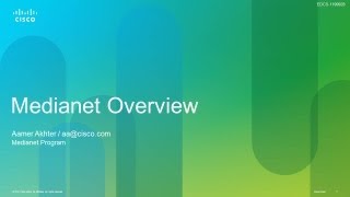 Cisco Medianet Webinar: Optimizing Networks for Video, Voice, and Data