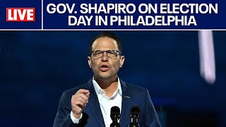 UPCOMING 🔴 Gov. Shapiro on Election Day in Philly