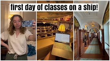 FIRST DAY OF CLASS ON A SHIP | Semester at Sea Spring 2023