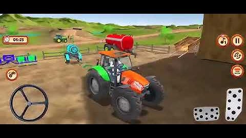 Drive Modern Tractor Farming Game Simulator 3D - New Child Android Game 2025 - Android Game 🚜🚜