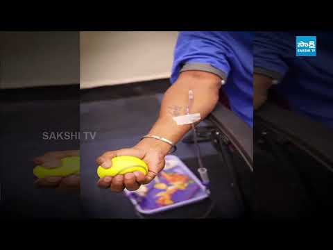 Vishnu IAS Academy Blood and Food Donation Camp in Hyderabad | Dr Br Ambedkar Jayanti | Sakshi TV - SAKSHITV
