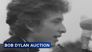 Bob Dylan auction: Draft lyrics to Mr. Tambourine Man sell for $508K