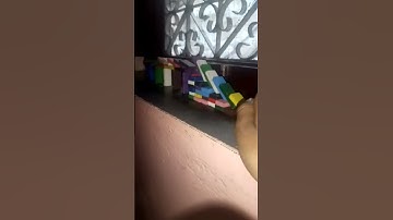 Domino Bridge with one line and Dominos #trending