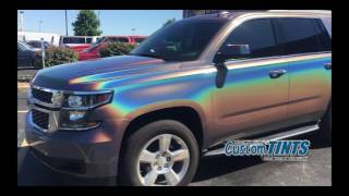 3M Gloss Flip Psychedelic Seaside Graphix Hummer 3m Gloss Flip Psychedelic Wrap