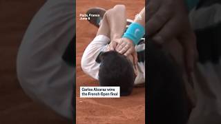 Carlos Alcaraz wins the French Open final