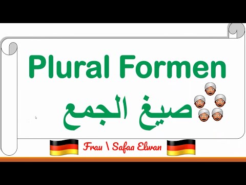 4-  Plural Formen صيغ الجمع | اللغة الألمانية | الصف الأول الثانوى