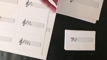 Printable Key Signature Flashcards