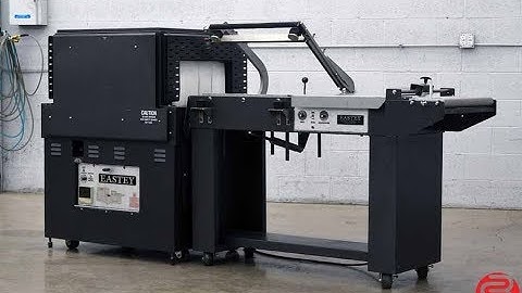 2001 Eastey 16 x 22 Shrink Wrap System w/ Magnetic Lockdown and Power Takeaway