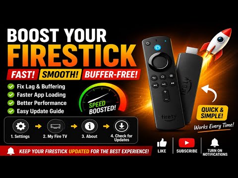 Firestick Running Slow? Fix Buffering & Speed Up Your Fire TV in 2 Minutes (2026)