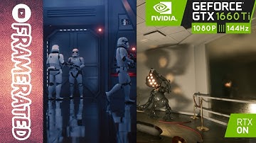 GTX 1660 Ti - Nvidia Ray Tracing Test (Atomic Heart/Star Wars Elevator Demo)