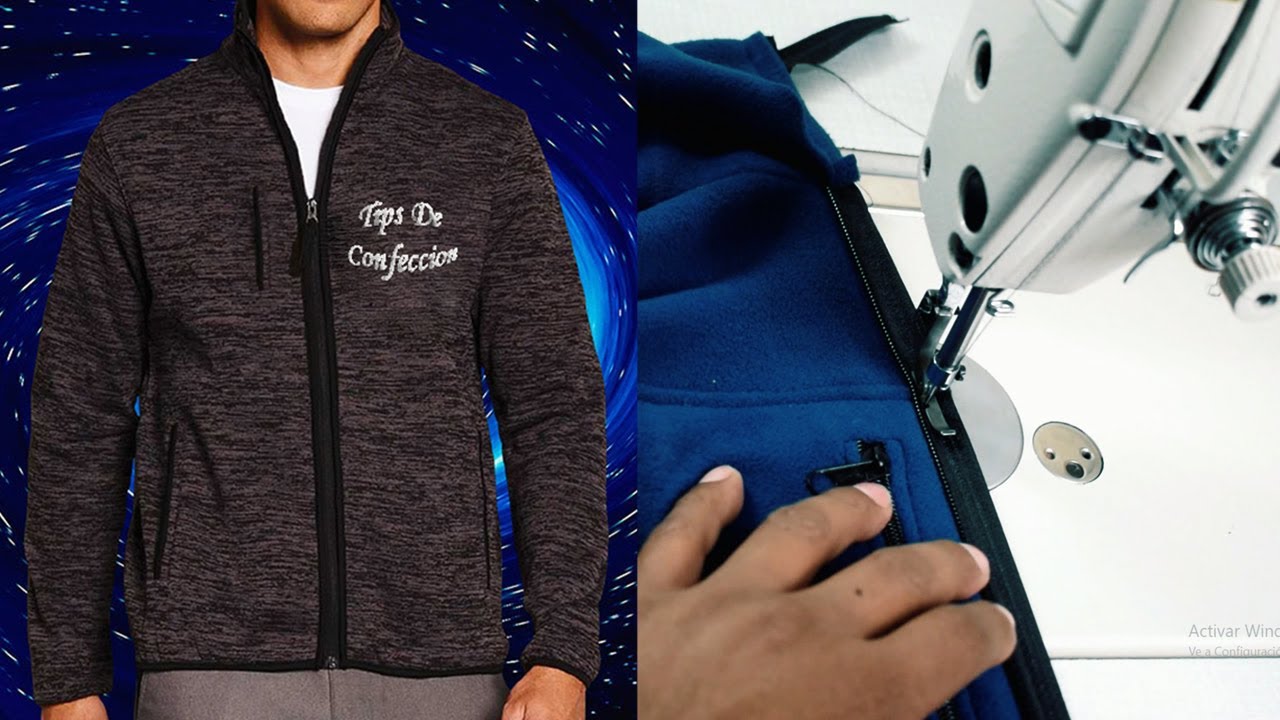 SUDADERA MICROPOLAR PARA De Confección - YouTube