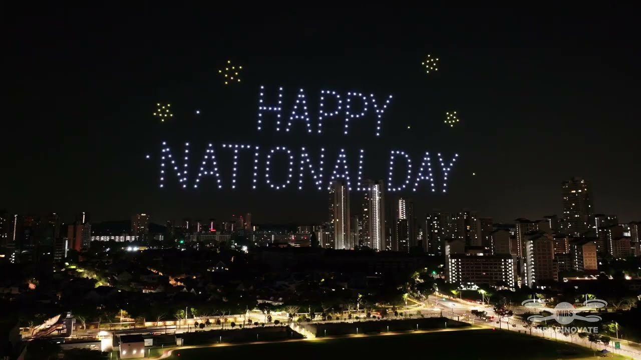 Singapore National Day Drone Show