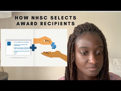 How National Health Service Corps (NHSC) selects award recipients