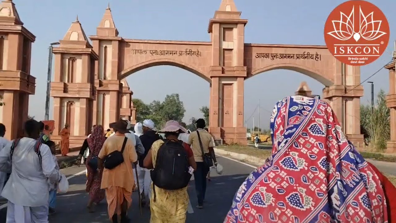  Vrindavan ISKCON Braj Mandal parikrama Radha kund se deeg   Day 11  vlog 