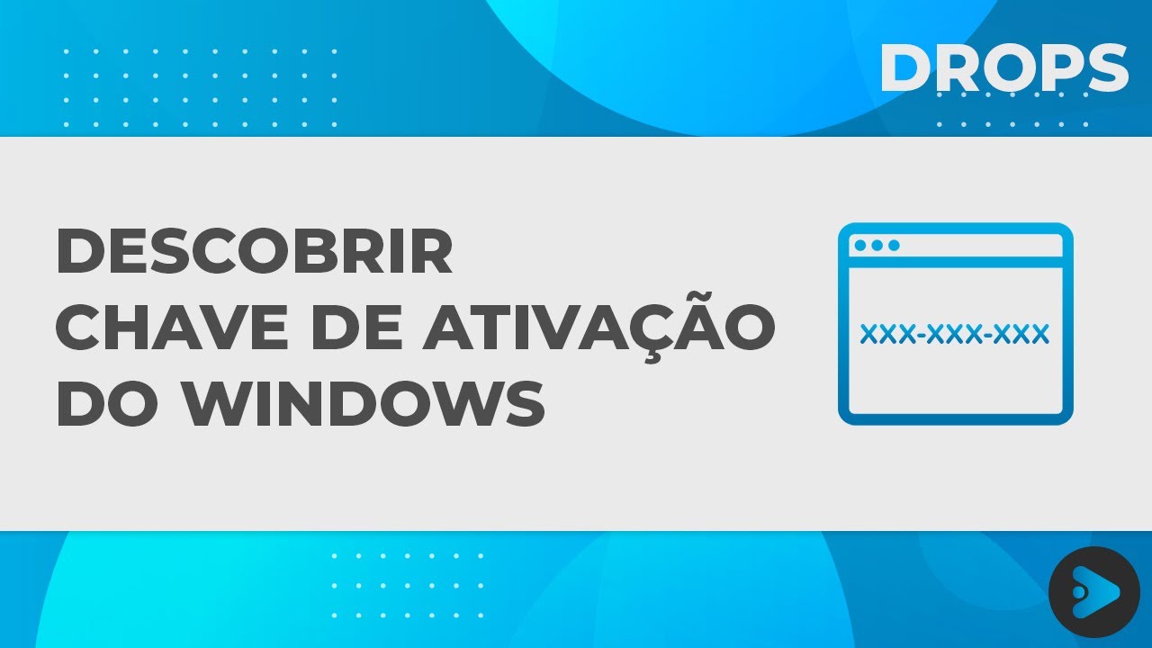 Como Descobrir A Chave De Ativação Do Windows