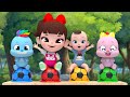 Soccer Balls Finger Family | Skip to My lou + more Nursery Rhymes &amp; Kids Songs | Kindergarten