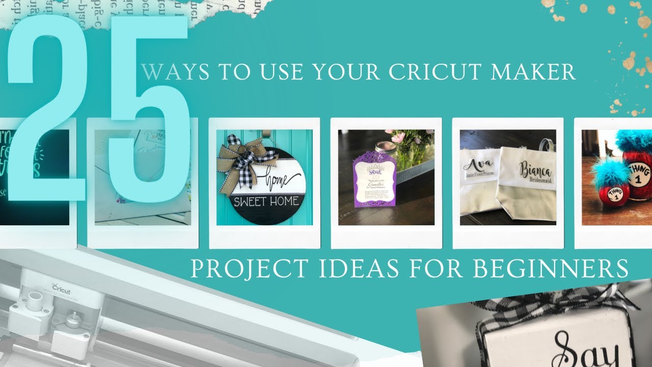 25 Ways to Use a Cricut Maker Project Ideas for Beginners YouTube