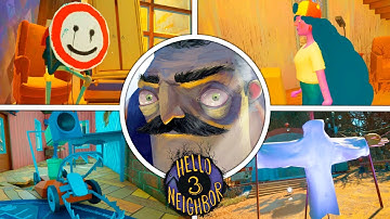 Hello Neighbor 3 Prototype 2 - NEW Gameplay + All Jumpscares