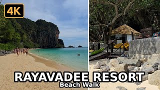 Rayavadee Resort Krabi - 5-Star Luxury Resort Beach Walk 4K