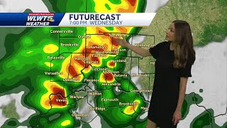 Timeline: Strong storms move into Cincinnati Wednesday
