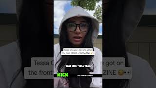 Tessa Ortega on how she got on the front COVER of MAGAZINE 😳👀#TessaOrtega #tessa #fyp
