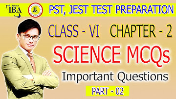 PST JEST Test Preparation | General Science MCQs Class 6 | Chapter 2 Part 02 | Sense Organs