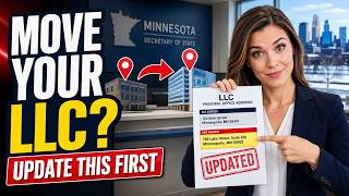 How to update an LLC principal office address in Minnesota