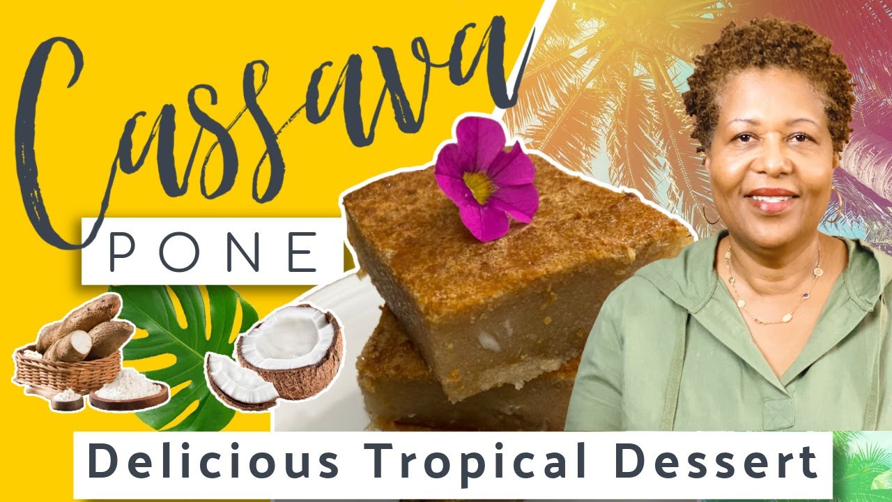 CHEWY COCONUT CASSAVA PONE🥥🥥 Incredible Caribbean Dessert! YouTube