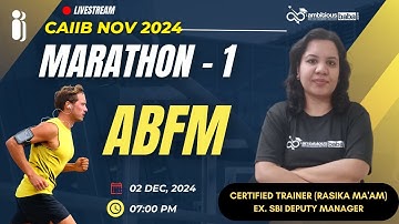 CAIIB NOV 2024 | ABFM - MARATHON 1 | Important Questions of ABFM |  Ambitious Baba