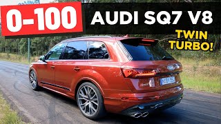 2023 Audi SQ7 (V8 TFSI) review: 0-100, 1/4 mile, 0-200 & engine sound