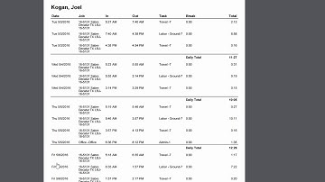 Clockshark - Using Reports