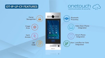 ONETOUCH Video Entry Station | SIP based Building Video Entry Station | Access Control Security.