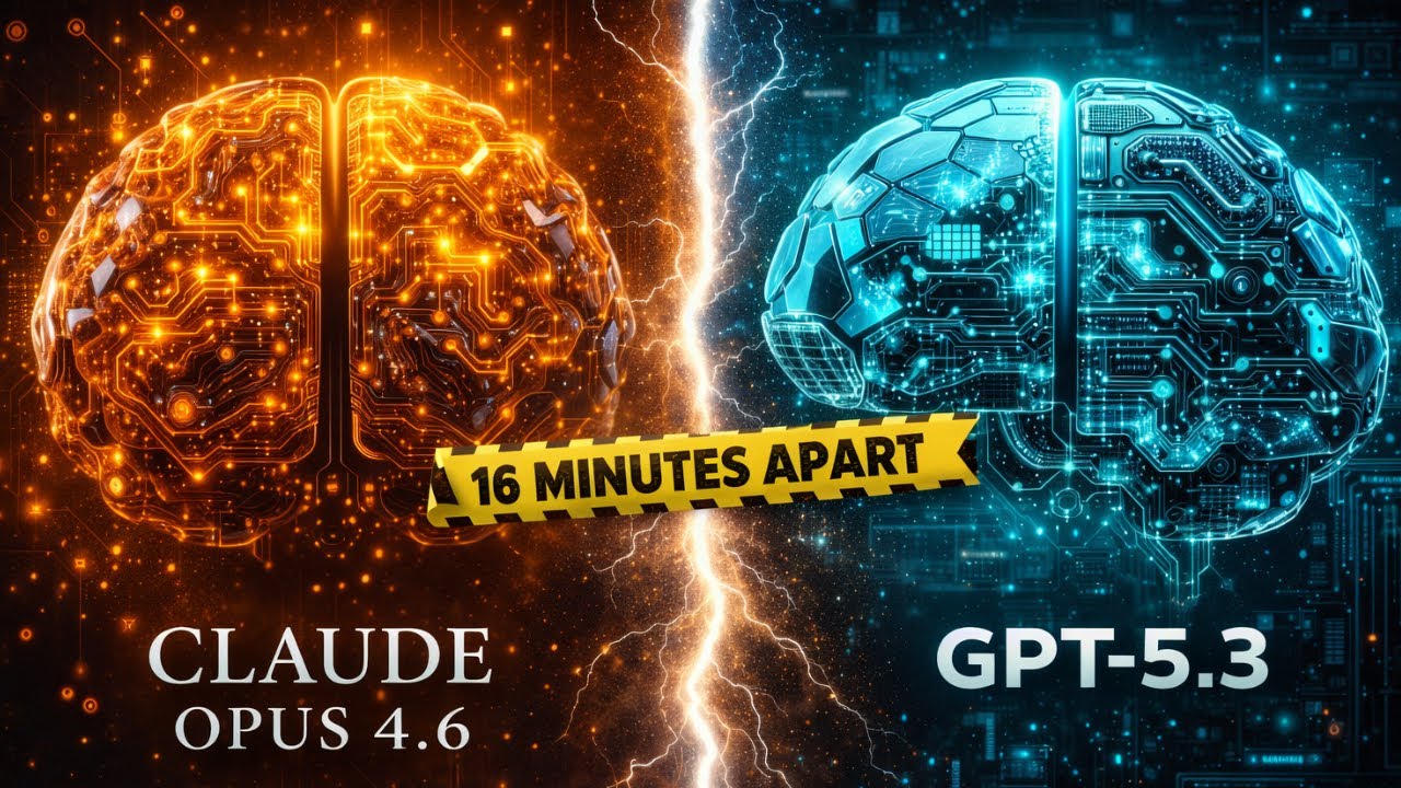 AI Just Changed Forever in 16 Minutes (Claude Opus 4.6 vs. GPT-5.3 ...