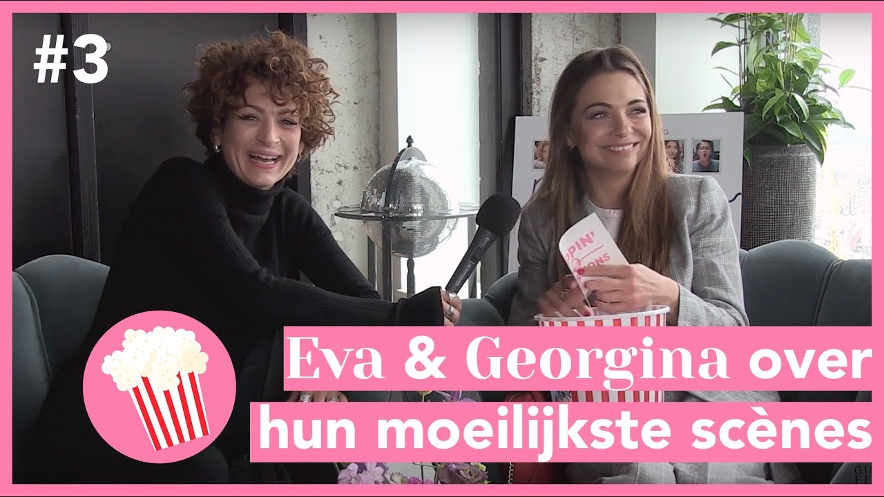Georgina Verbaan en Eva van de Wijdeven over favoriete series en mannenrollen. | Poppin' Questions