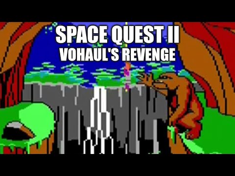 SPACE QUEST II Adventure Game Gameplay Walkthrough - No Commentary Playthrough