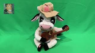 Celebration Creations Yodeling Country Cow With Guitar
