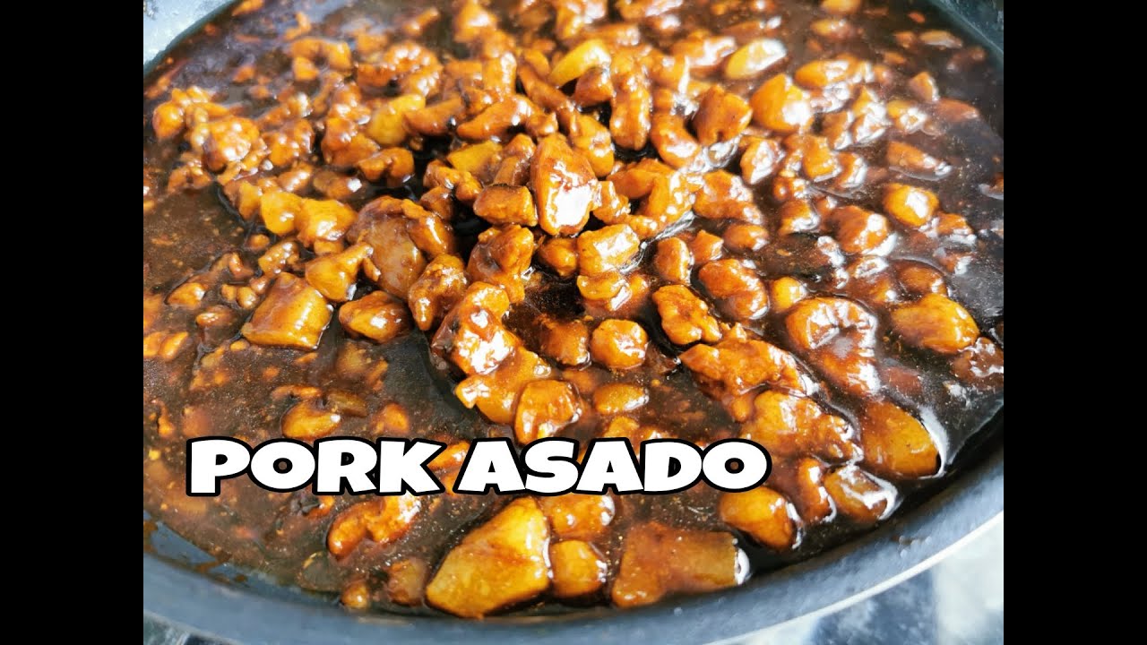 Pork asado for siopao fillings - YouTube