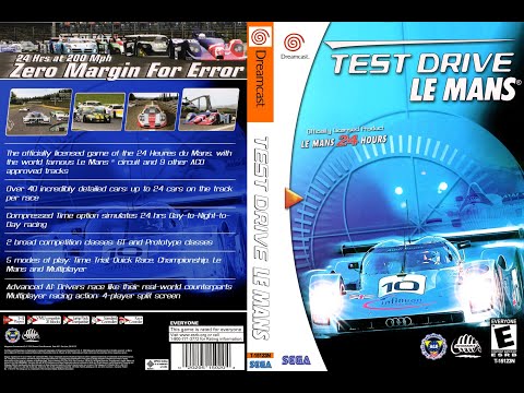 Test Drive: Le Mans | Dreamcast | 4K60 Widescreen | Longplay All Tracks Walkthrough No Commentary