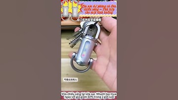 ĐÈN MÓC KHÓA KIÊM SẠC DỰ PHÒNG MINI COB LED – NHỎ MÀ CÓ VÕ!