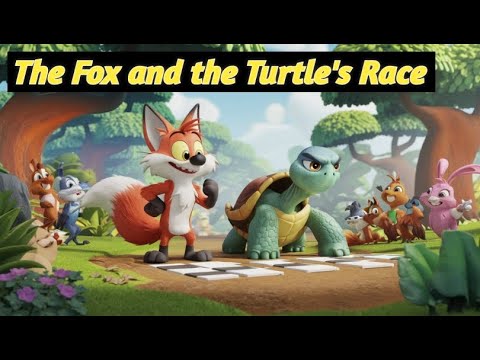 Fox Turtle The Fox and the Turtle’s Race |Moral Story ||Mini Tales - YouTube