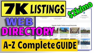 How I Built a 7,000+ Listing Directory Website | Complete A-Z Guide