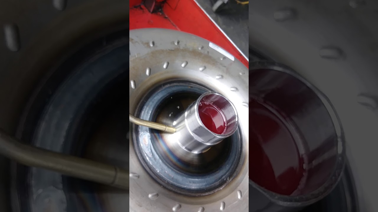Torque converter crack and leaking - YouTube