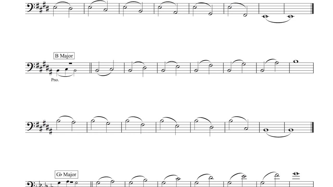 Interval Exercises for BassoonPart 4 ファゴットの為の音程練習曲Part 4 YouTube