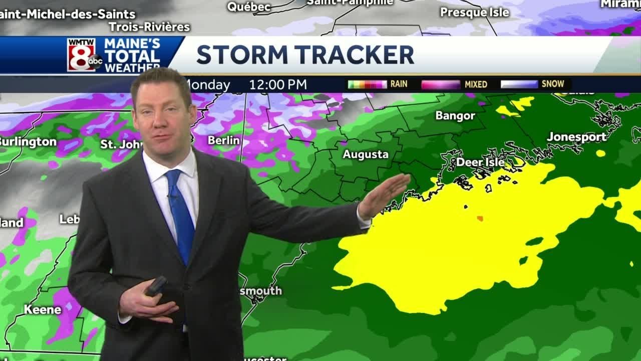 Rain moves out becoming breezy and mild - YouTube