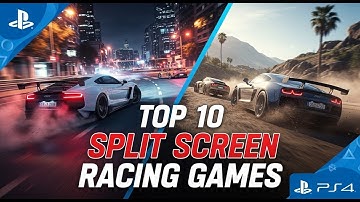 TOP 10 Best PS5 & PS4 Split Screen Racing Games to Play in 2025 | Best 2 Player Playstation Game
