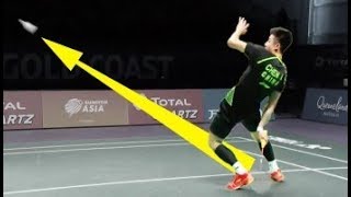 TOP 10 BEST BADMINTON TRICK SHOTS BY LIN DAN