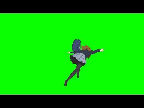 Mashiro-tan Dancing Greenscreen Template (Mikakunin de Shinkoukei) 