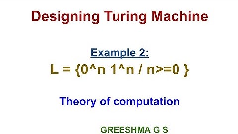 61. Construct a Turing Machine for language L={0^n 1^n , such that n greater than or equal to 0}