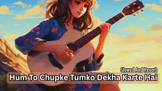Hum To Chupke Tumko Dekha Karte Hai | Pyar Tune Kya Kiya |Cover Song Slowed & Reverb| Lofi Media 9.0
